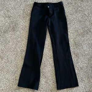 Athleta fleece lined wide leg ski pants